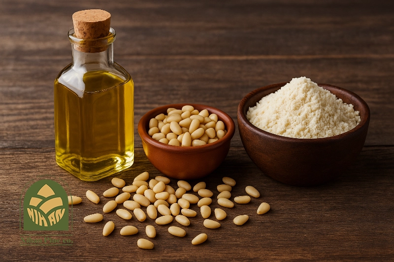 pine nut oil benefits chilgoza flour value-added pine nuts From Nut to Oil & Flour: Value-Added Products from Afghan Chilgoza Pine